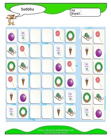 Sudoku Çocuk Bulmacaları